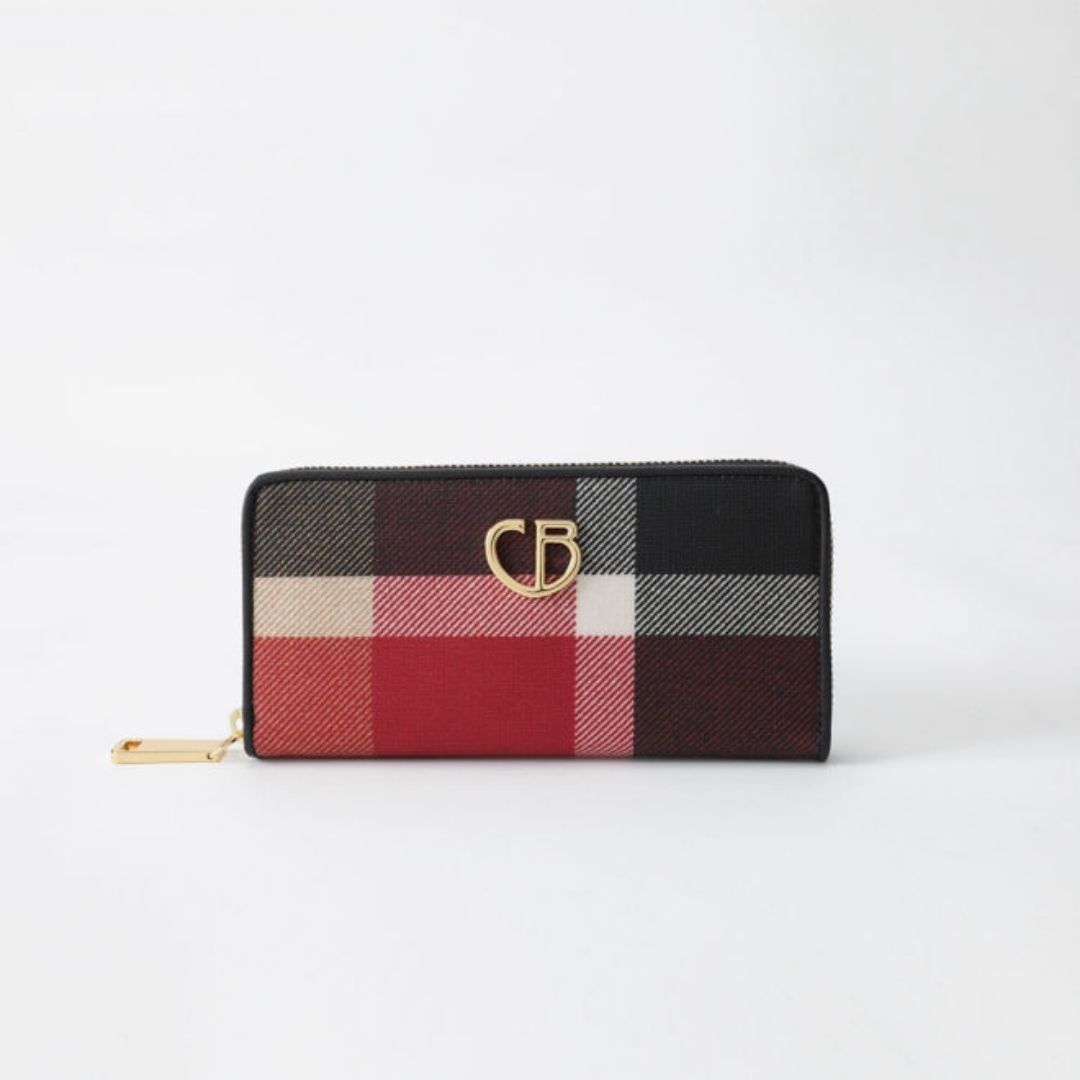 [Pre-Order] Crestbridge Check PVC Wallet-Red (Delivery 7-14 Working ...